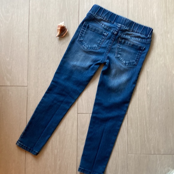 🌊Cat & Jack Girls Stretch Denim Jeggings Size 5🌊 - Picture 2 of 4